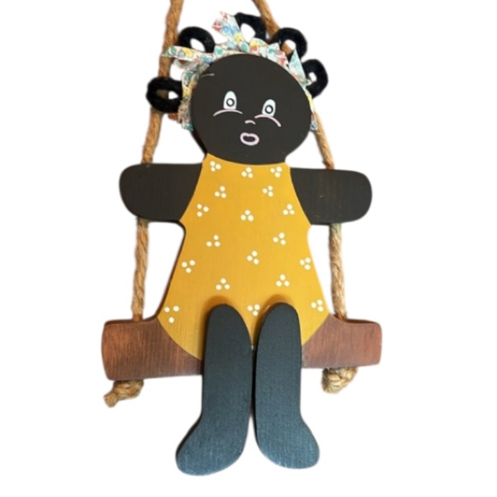 Hand Crafted Whimsical Hanging Doll Decor